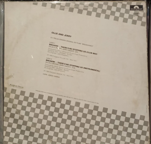 Ollie And Jerry Breakin Disco Mix Vinil Break Breakdance 84 (Usado)