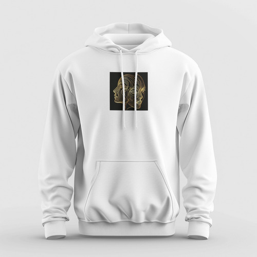 Sudadera Con Capucha Para Mujer Hoodie Estampado Abstracto