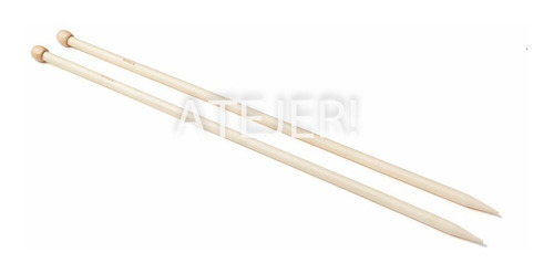 Imagen 4 de 8 de 6 Pares Dos Agujas Tejer Bambu Tricot N° 6 X 6 Pares
