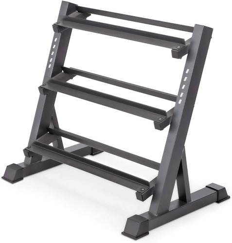 Rack Para Mancuernas De Metal, De Tres Niveles De Acero