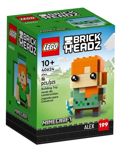 Lego Brickheadz Minecraft Alex 40624 - 86 Pz