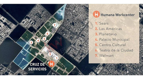 Oficna En Venta En Humana Workcenter, Playa Del Carmen.