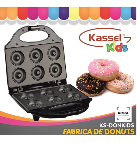 Imagen 2 de 5 de Fabrica Maquina De Donuts/donas C/recetario Kasselkids Acra