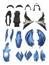 Comprar Kit Plasticos Completos Para Suzuki Gixxer 150 Azul Mtc