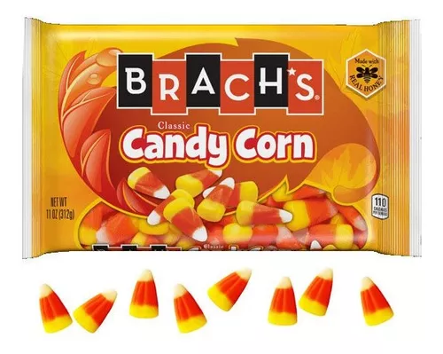 Dulces Brachs Candy Corn Sabor Miel Importados 312gr