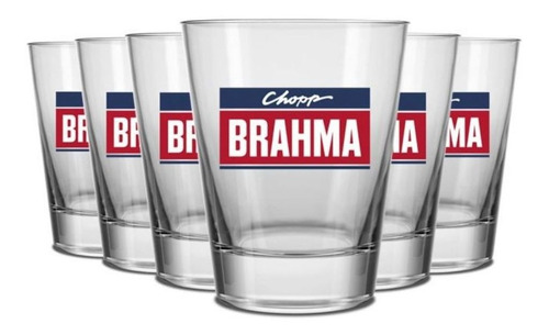 Copos Cerveja Nadir Brahma 350ml - 12 Unidades Cor Incolor