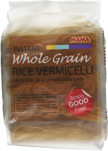 Whole Grain Vermicelli Mama X225 Fideos De Arroz Integral