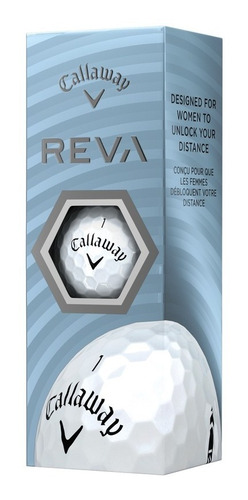 Pelotas De Golf Callaway Reva Blanca X3