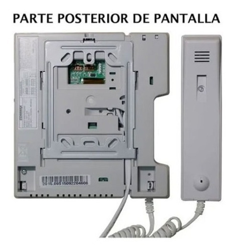 Imagen 5 de 7 de Portero Visor Lcd Led 4 Color Commax Frente Antivandalico