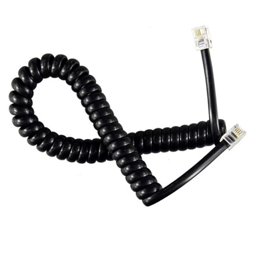 Saisn Auricular Del Teléfono Cable Modular En Espiral De Tel