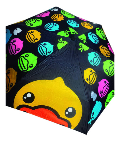 Paraguas Plegable Impermeable Diseño Patito B Duck Log-on