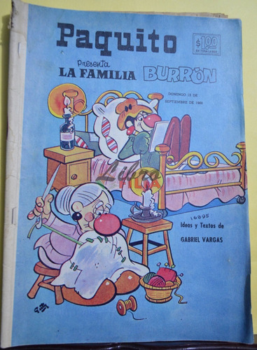 Comic No. 16895 De Paquito Presenta La Familia Burrón (1968)