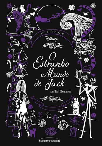 O Estranho Mundo de Jack, de Burton, Tim. Série Clássicos Disney Universo dos Livros Editora LTDA, capa dura em português, 2021