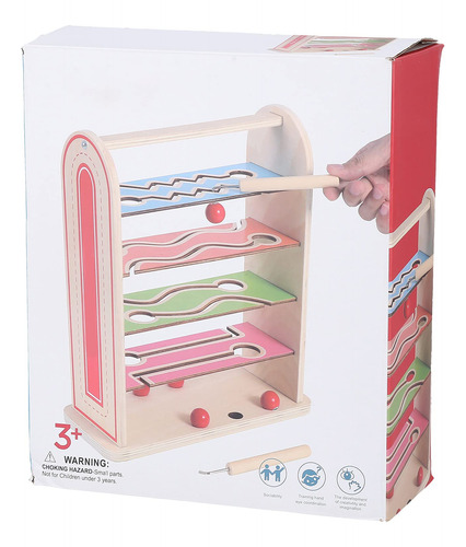 Qinlorgo Juego Regate Magnetico Para Niño Juguete Cuatro Paa