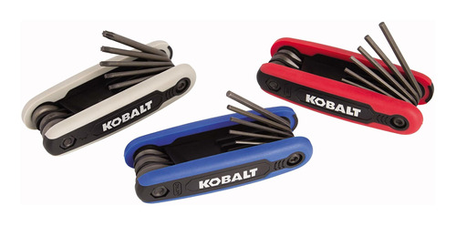 Kobalt 498862 - Juego De Llaves Hexagonales Plegables De 25 