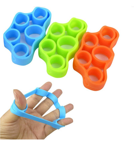 Kit Exercitador Dedos Fisioterapia Fortalecimento Extensor