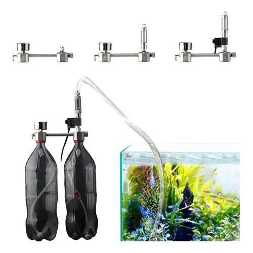 Imagen 9 de 9 de Acuario Diy Sistema Generador De Co2 Kit Sistema Generador D