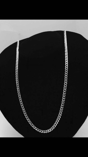 Prata 925 Corrente Cordão Masculino Grumet 5mm Maciça