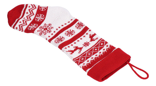 Medias Colgantes De Navidad, Grandes, Tejidas