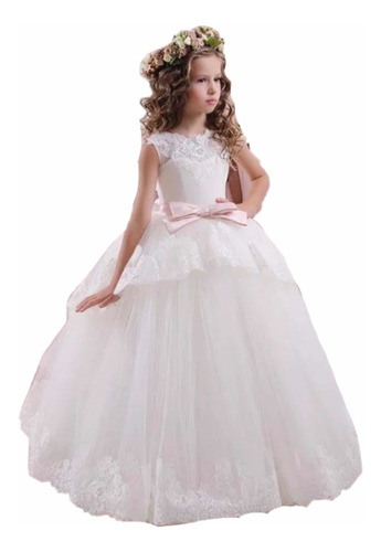 Vestido Niña Primera Comunion Paje Graduacion Presentacion | Envío gratis Vestido Niña Primera Comunion Paje Graduacion Presentacion | Envío gratis
