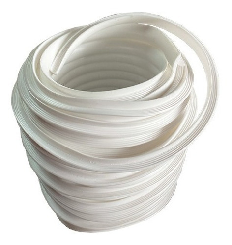 Imagen 4 de 4 de Cubrecanto Perfil T Moldura Semiflexible De 15m Plástico Pvc