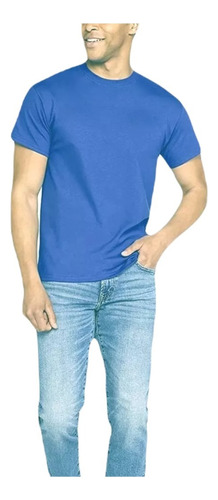 Playera Camiseta Para Hombre Gildan Algodon Cuello Redondo