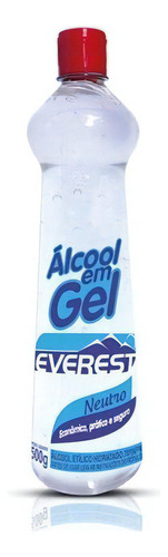 1un Gel Antisséptico 70º Limpeza Em Geral 500ml Fragrância Neutra