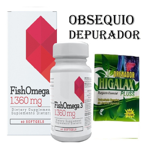 Super  Fish Omega 1360 Mg - Unidad a $52250