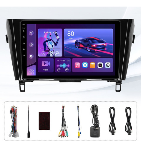 Para Estéreo 1+32g Nissan Qashqai X-trail 2013-2020 Gps Wifi