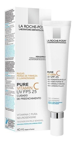 Pure Vitamin C Uv Fps 25 La Roche Posay Antiarrugas 40ml Tipo de piel Sensible