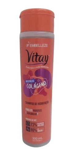 Shampoo Hidratante Con Colageno 300ml