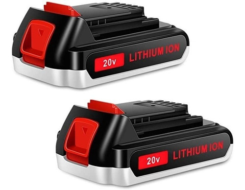 Kunlun 2-pack De 3.0ah Lbxr20 20 V Batería De Repuesto Com.