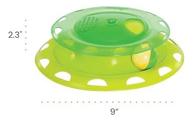 Catnip Catnip Chase Track Green Interactive Cat Toy