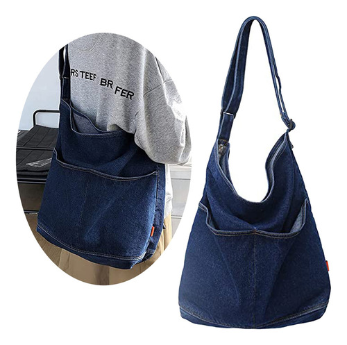 Bolso Bandolera De Hombro Con Jeans De Mezclilla