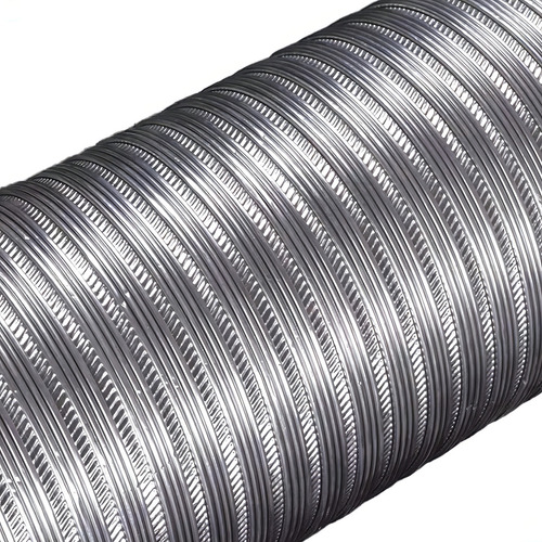 Manguera flexible para conductos con capucha, 150 mm, aluminio, 2,5 m