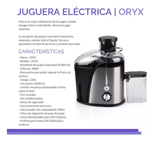 Juguera Electrica Oryx