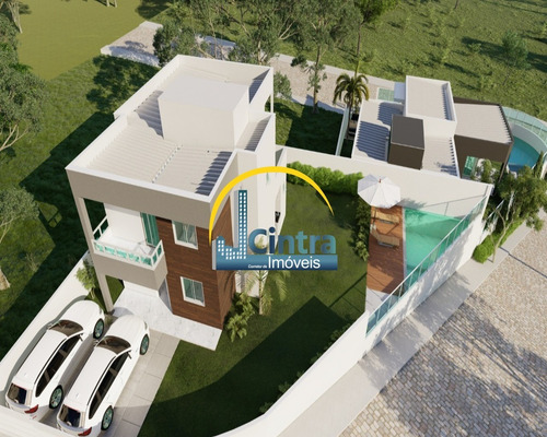 Vendo Casa Duplex Em Condomínio Em Lauro De Freitas, 4 Suítes, 154m² , R$ 569.000,00 Financia !!! - J047 - 2793918