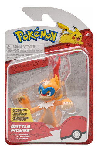 Pokemon Battle Figure Monferno 10cm Jazwares