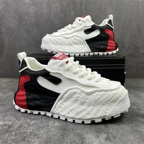 Zapatillas Casuales De Fondo Grueso Para Hombre, Zapatos Deportivos De Moda