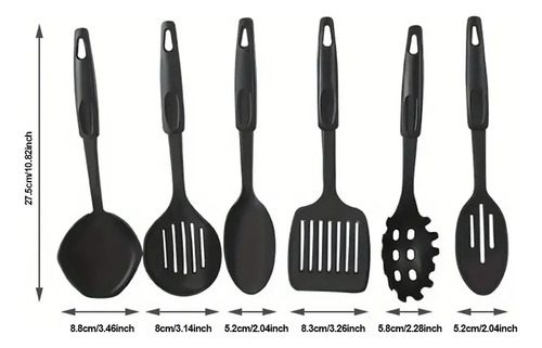 Batería De Cocina Ollas Con Tapas De Vidrio Resistente 13pza Negro
