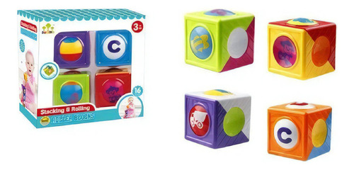 Juguete Cubos Didacticos Apilables Esferas Giratorias Bebes