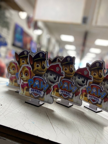   Centro De Mesa Paw Patrol 2 Decoración Memoestampados