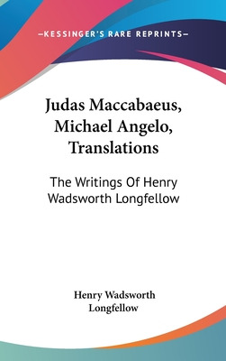 Libro Judas Maccabaeus, Michael Angelo, Translations: The...