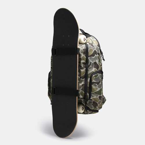Mochila Vans Skate Dx Skate Backpack Cordura Color Verde Diseño De La Tela Camo