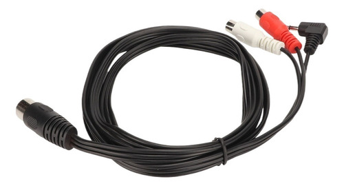 Para Cable Din De 5 Pines Macho A 2 Conectores Rca Hembra Y