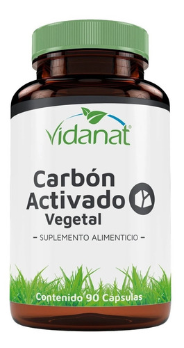 Vidanat Carbon Activado Vegetal Desintoxica Reduce Gases 