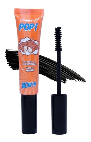 Mascara Para Pestañas Rimel Bausse Pop Pocket Hueso De Mamey Color Extracto De Almendras