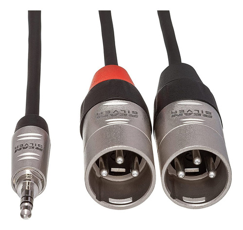 Cable De Trs De 3,5 Mm A Doble Xlr Pro De Hosa, 10 Pies