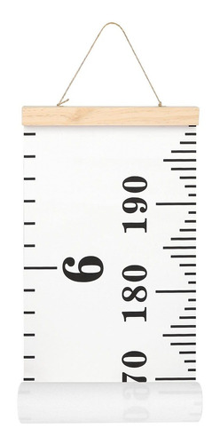 Mibote Baby Growth Chart Handing Ruler Wall Decor For Kids, 