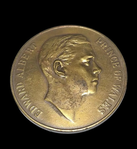 Medalla Visita Príncipe De Gales Año 1925 - Bronce - 637